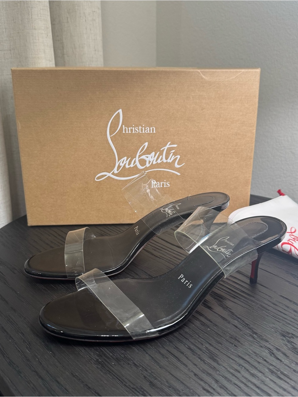 Christian Louboutin Just Nothing 55 Sandals Black 39